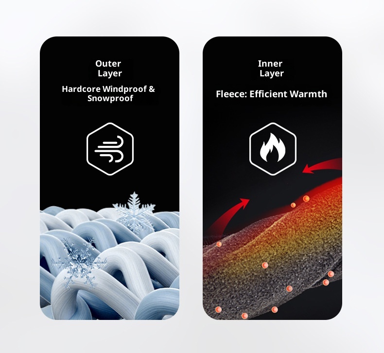 001 Couple Outdoor Softshell Skiing Women's Trendy Spring Autumn Fleece Lined Thickened Warm Windproof Waterproof Hiking_voghion.com