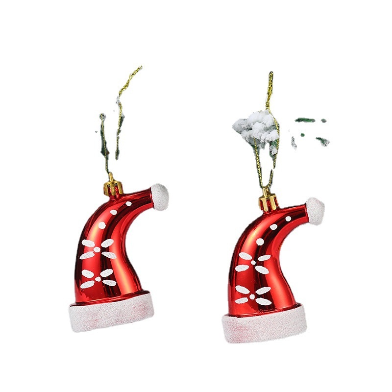 Lillian - Ciondolo a forma di bastoncino di plastica per albero di Natale, piccolo oggetto da appendere, decorazione, forniture_voghion.com