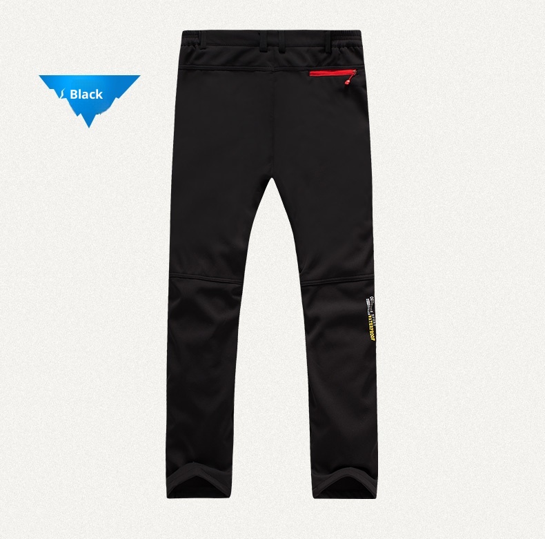 001 Outdoor Softshell For Men Women, Autumn Winter, Thickened, Windproof, Waterproof, Plus Size, Warm, Fleece-Lined, Hiking_voghion.com