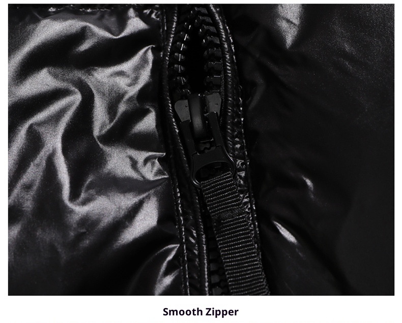 boy Unisex Black Gold Couple Short Style Duck Goose Down Jacket Men's Women's Top_voghion.com