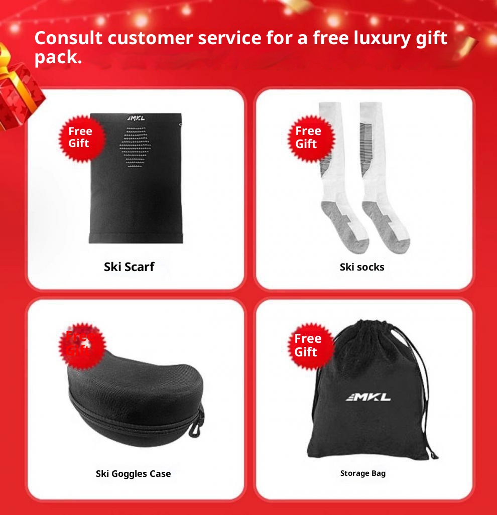 001 Professional Ski Helmet Hat Snow Goggles Integrated For Men Women Adults And Children Full Set Safety Gear_voghion.com