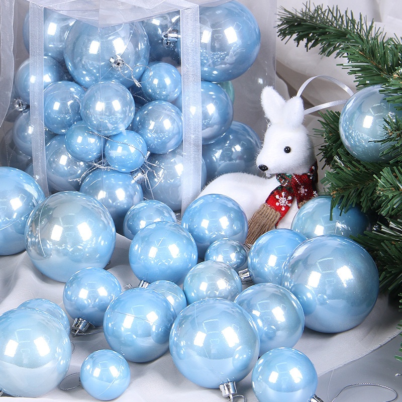 Lillian Factory Direct Export Transfrontaliero Vendita Calda Palline di Perle Decorazione per Albero di Natale Ornamenti Sospesi All'ingrosso per le Feste_voghion.com