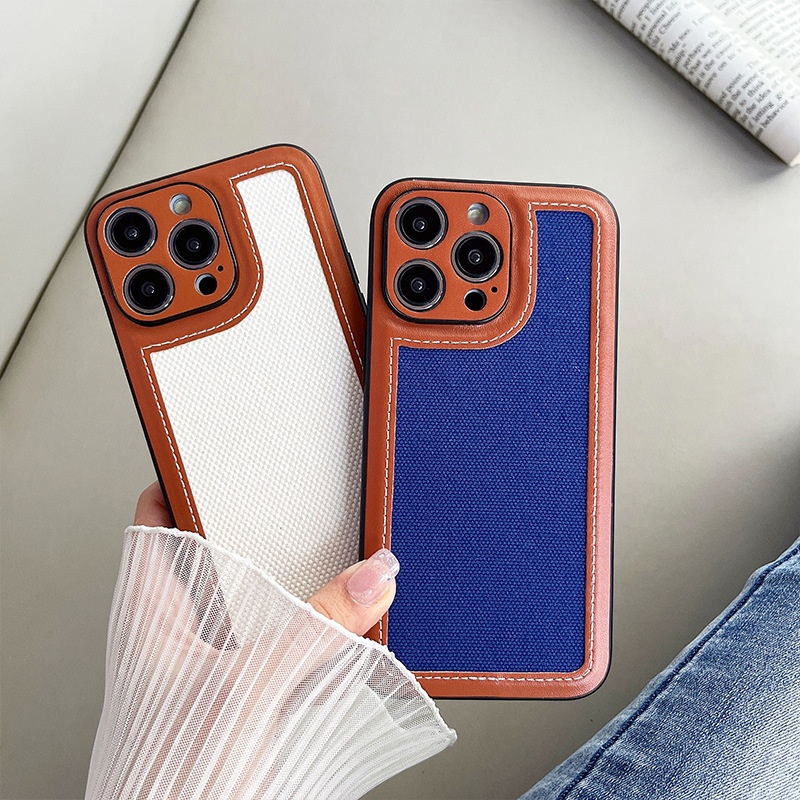 TechGlobe Compatible With Phone 16 Pro/15 Shockproof Canvas Full Coverage IPhone Protective Case Precision Cut Wholesale_voghion.com