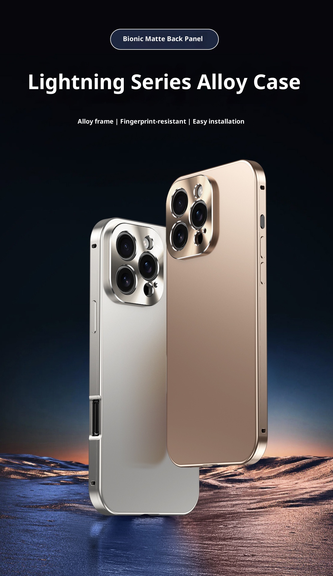 TechGlobe Cross-border New Metal Magnetic Anti-drop Case For IPhone 16/15/14/13/12/Pro Max_voghion.com