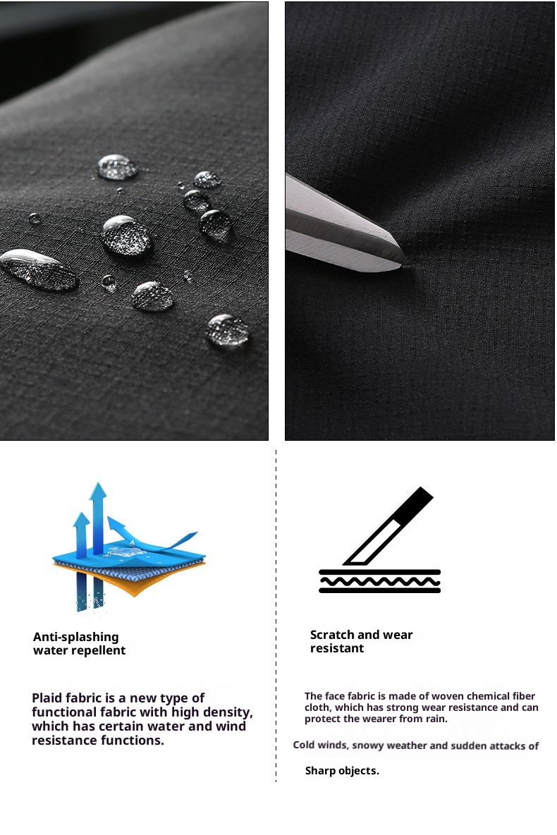 001 Marken-Softshelljacke für Herren, Outdoor, Winter 2025, wind- und wasserdicht, mit Fleece gefüttert, dick gepolstert, ideal zum Wandern._voghion.com