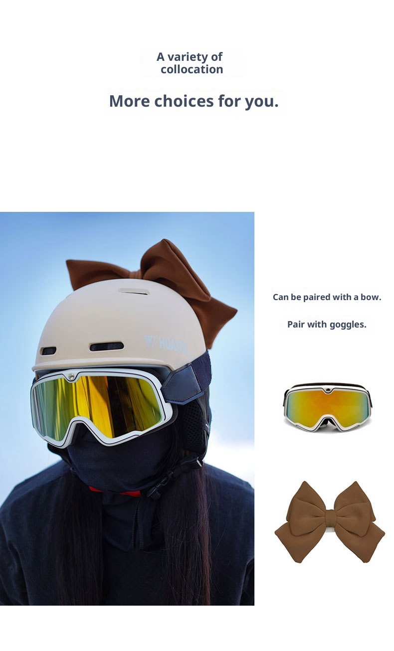 001 MAHAER Ski- und Snowboardausrüstung Schutzausrüstung für Damen und Herren Warmer Antikollisionshelm Schneekappe_voghion.com