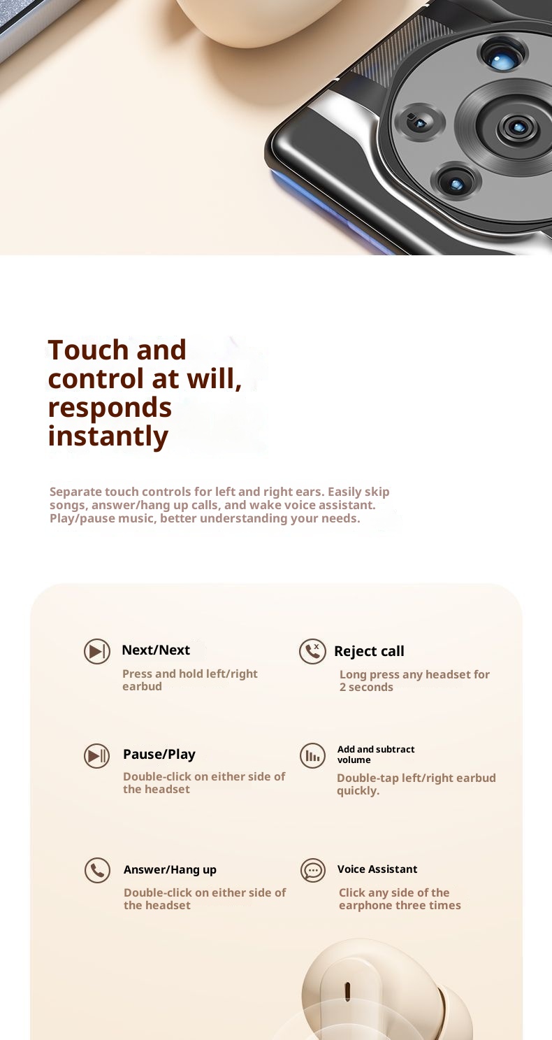 3c Domestic E-commerce 2025 New In-ear Wireless Sports Noise-cancelling Bluetooth Earphones High Sound Quality_voghion.com