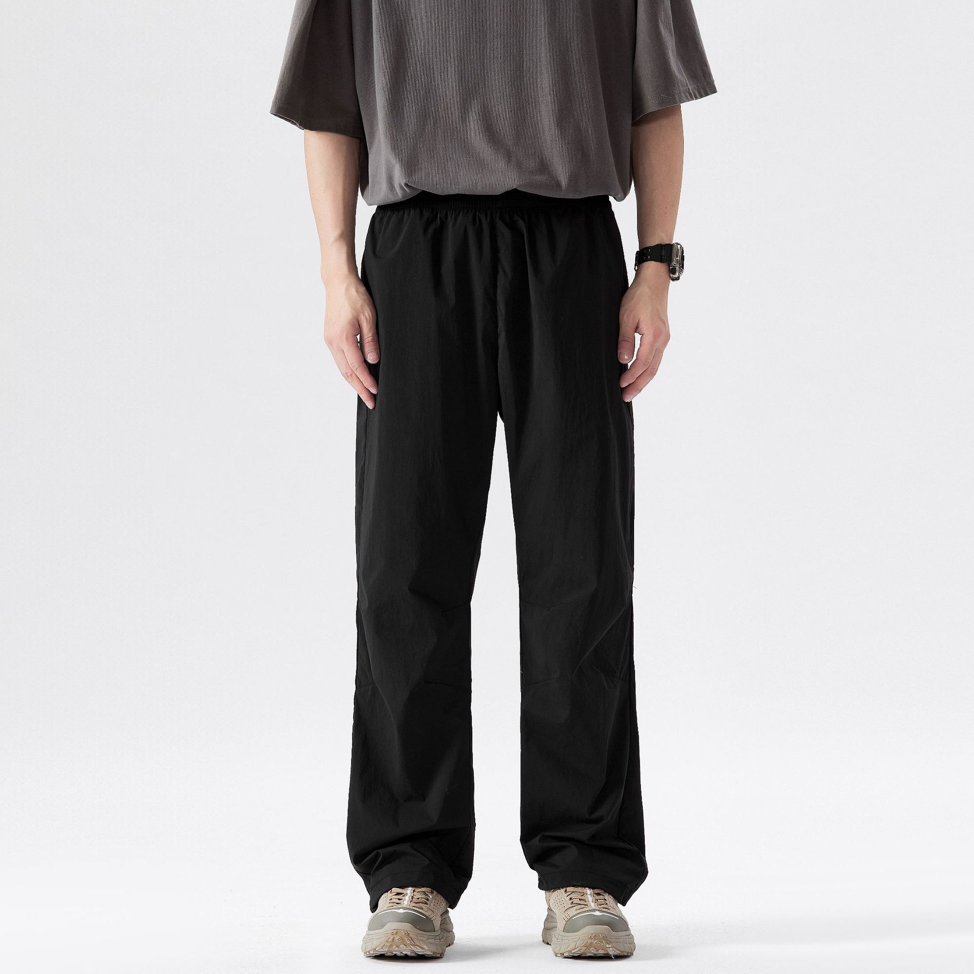 001 Summer Thin Soft Shell Tactical Paratrooper Hiking Long Outdoor Work Waterproof Windproof Pants_voghion.com