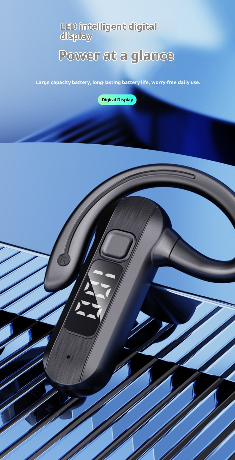 3c New OWS Bluetooth Headphones Bone Conduction Wireless Open Ear Running Noise Cancelling Stereo_voghion.com