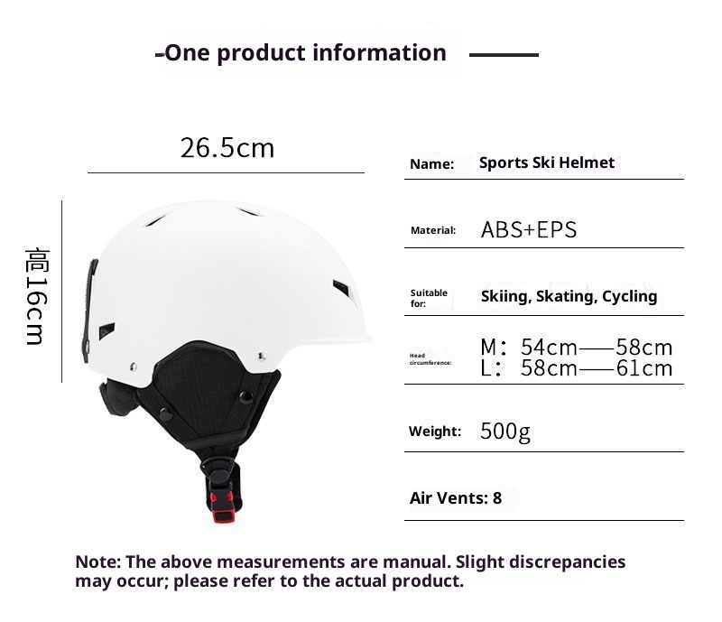 001 Herrenhelm Snowboarden/Skifahren, Professionelle Skiausrüstung, Schutzausrüstung für Damen, Warm und stoßfest, Neu_voghion.com