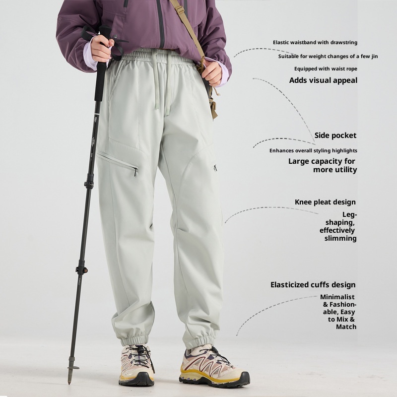 001 Calça feminina três em um, forrada com lã, removível, à prova de vento e impermeável, casual e quente para homens._voghion.com