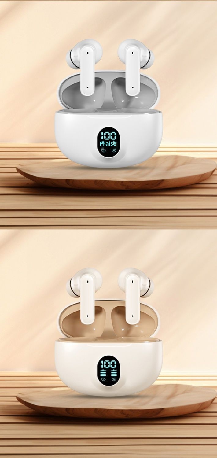 3c New W895 Cuffie da gioco universali in-ear con display digitale, wireless, Bluetooth, alta qualità del suono, batteria a lunga durata_voghion.com