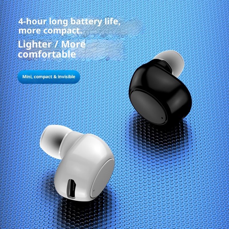 Słuchawki Bluetooth 3c New X6, ultra małe, niewidoczne, sportowe, douszne, douszne, 5.0, sprzedaż bezpośrednia z fabryki_voghion.com