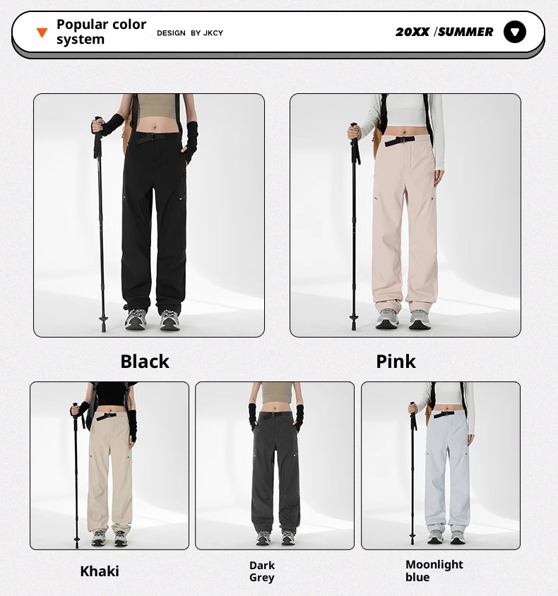 001 Calças de Trabalho Casuais Femininas Woodpecker Workwear, Novas para o Verão, Resistentes ao Vento e Impermeáveis, para Caminhadas, para Homens de Baixa Estatura_voghion.com