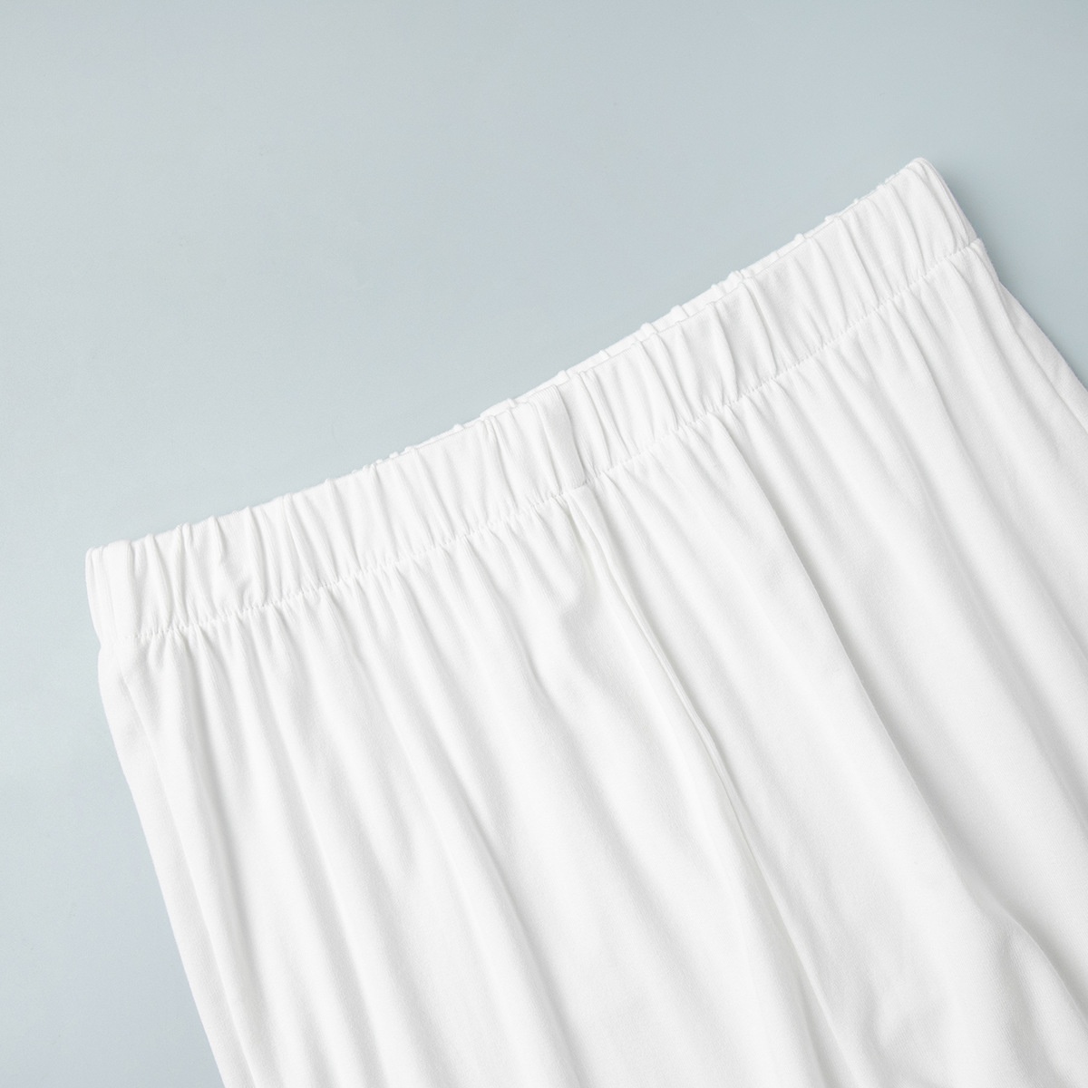 ChicShe Cross-Border V-Neck Sleeve Long Pants Pajama Set European And American 2025 Autumn New Knitted Pajamas Export Home Wear_voghion.com