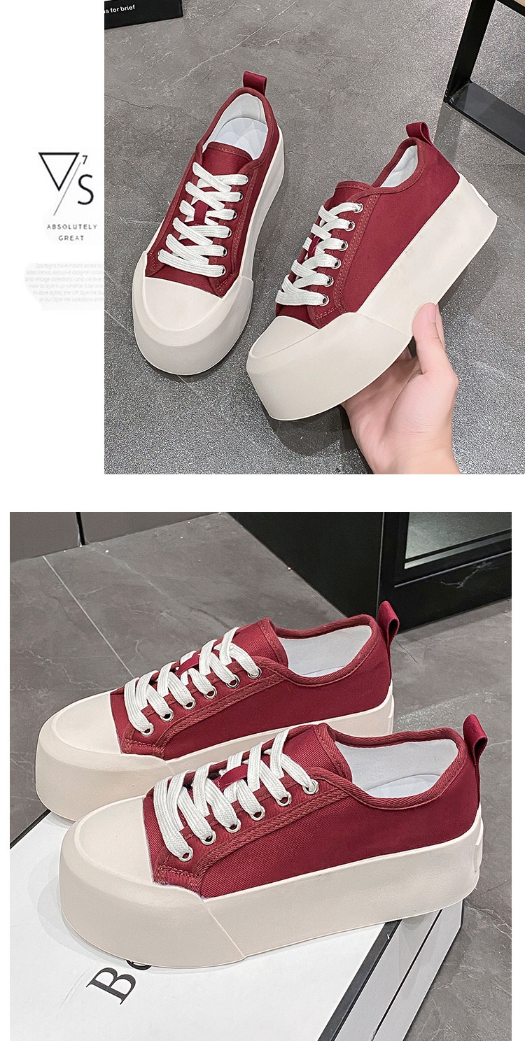 Neue Canvas-Schuhe für Studentinnen – Frühjahr/Sommer 2025: Trendiger europäischer und amerikanischer Stil, lässig, vielseitig, mit dicker Sohle_voghion.com