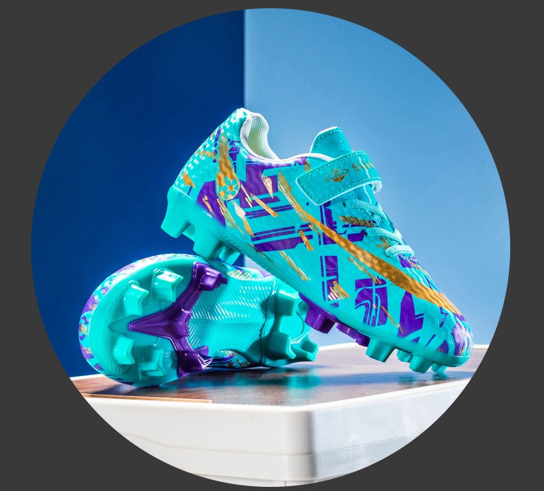 Botas de fútbol ShoeGlobe para hombre y mujer con tacos rotos, TF para adultos, zapatillas de entrenamiento para niño y niña, césped artificial AG con tacos largos_voghion.com