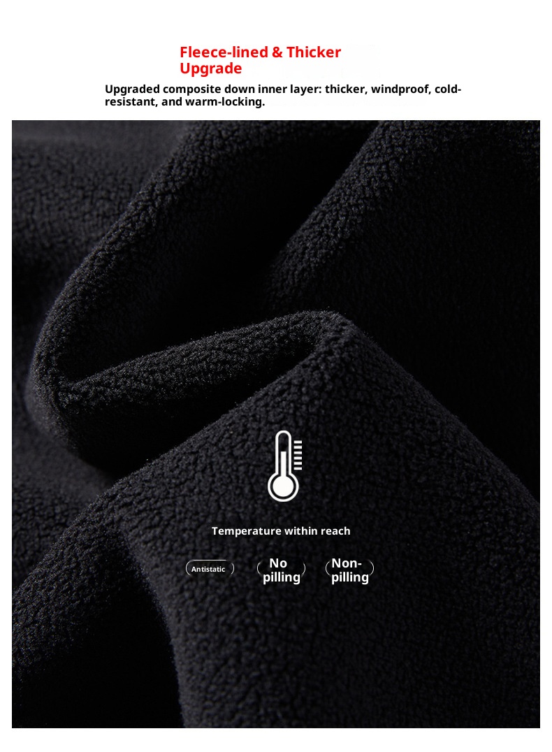 001 Softshell Pants For Men And Women, Outdoor Waterproof Windproof Fleece Lined Thickened Autumn Winter Long Soft Shell_voghion.com