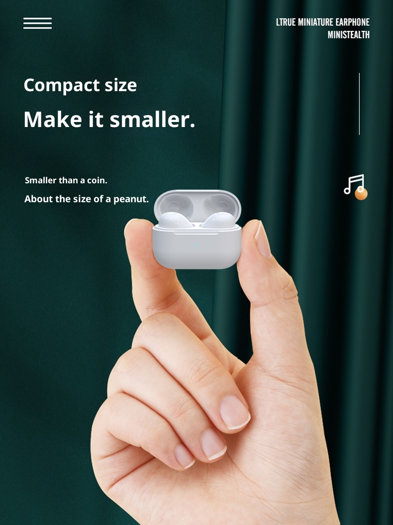 3c Grenzüberschreitender Direktverkauf ab Werk Por4SS Kleine Mini-Bluetooth-Kopfhörer Kompakt Kabellos Unsichtbar Zum Schlafen Tragen Nein_voghion.com