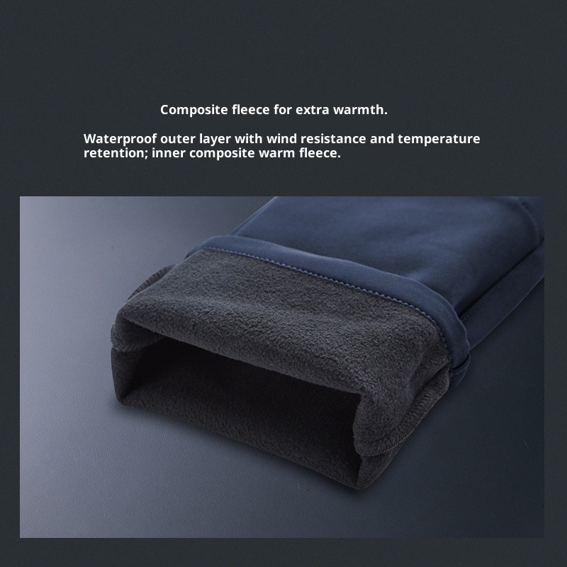001 Zimowe, grube, polarowe spodnie typu softshell dla mężczyzn, outdoorowe, wiatroodporne, wodoodporne, ciepłe, sportowe, turystyczne, długie, producent_voghion.com