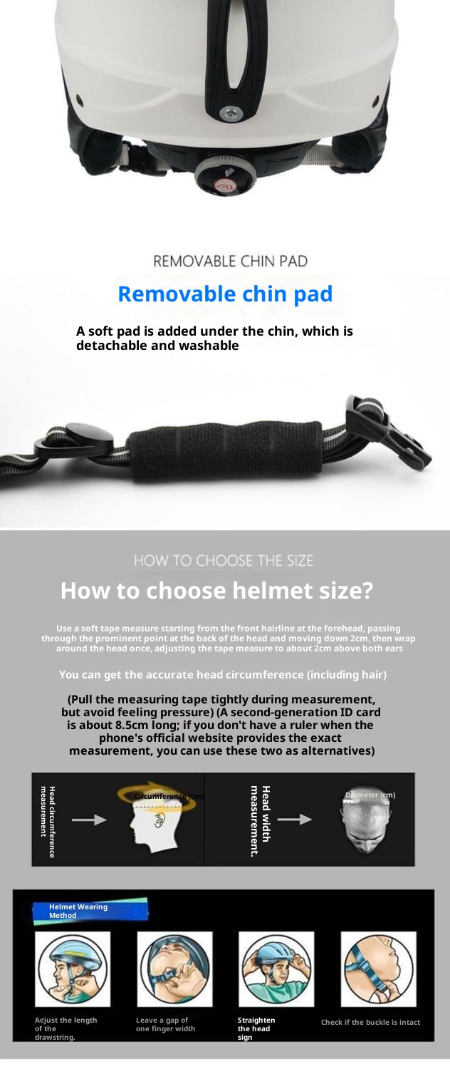 001 Fleece-Helm, warme Ski-Sicherheitsmütze für Herren, Damen, Erwachsene und Kinder, professionelle Outdoor-Ausrüstung zum Snowboarden und Skifahren_voghion.com