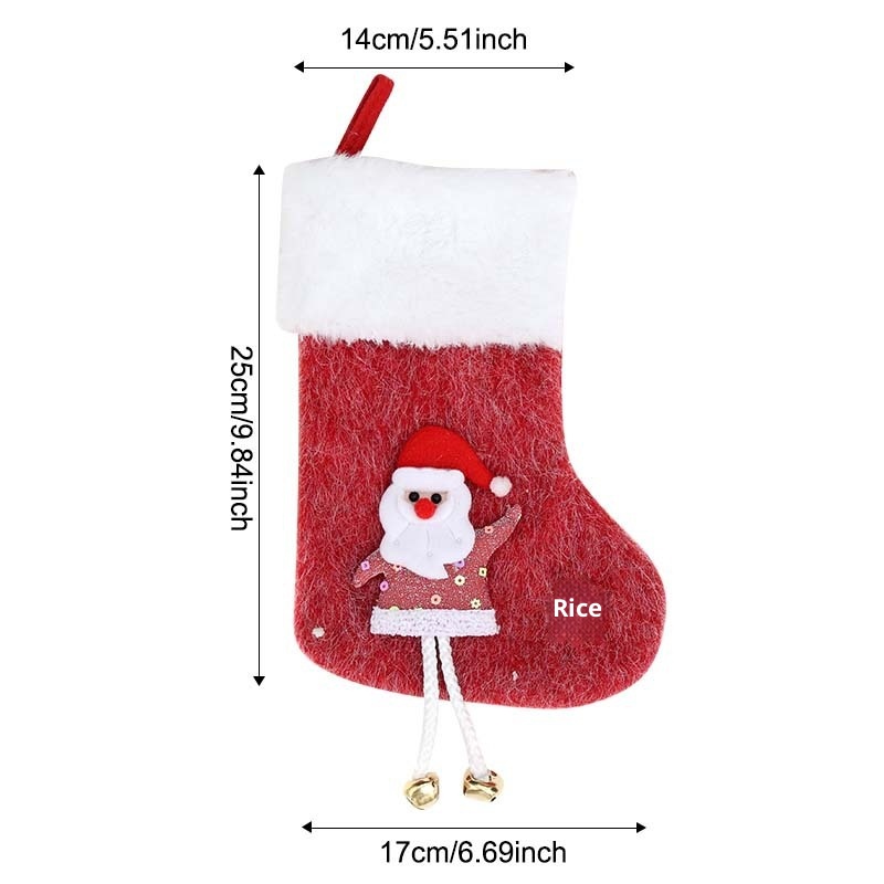 Lillian Cro-Border Candy Sock Cartoon With Leg Fireplace Ornament Chritma Decoration Party Arrangement Hanging_voghion.com