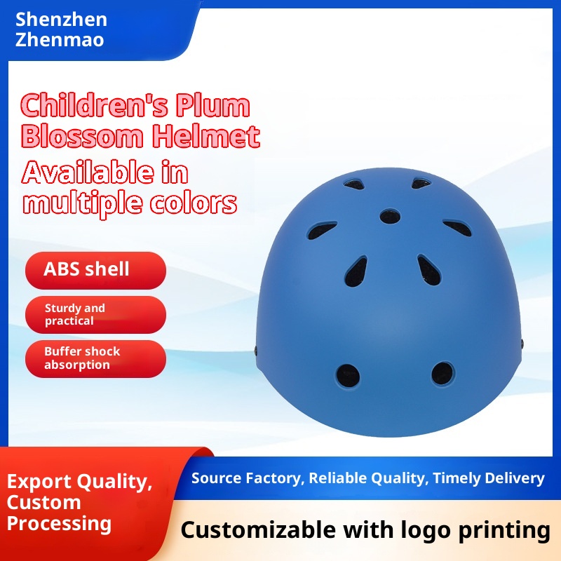 001 Casco de esquí infantil Plum Blossom para snowboard, invierno, anticolisión, ajustable, protección profesional_voghion.com