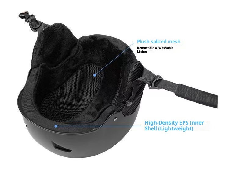 001 Verstellbarer warmer Outdoor-Sporthelm für Erwachsene, Kinder-Snowboard- und Skihelm_voghion.com