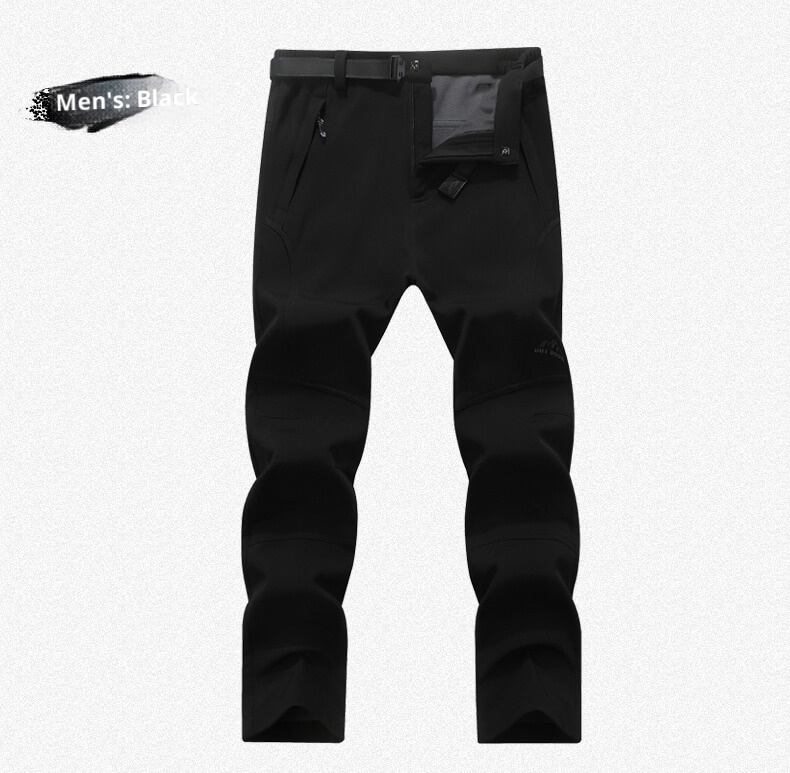 001 Herbst Winter Outdoor Softshell Fleece gefüttert Warm Verdickt Lässig Winddicht Atmungsaktiv Jacke Herren Radhose_voghion.com