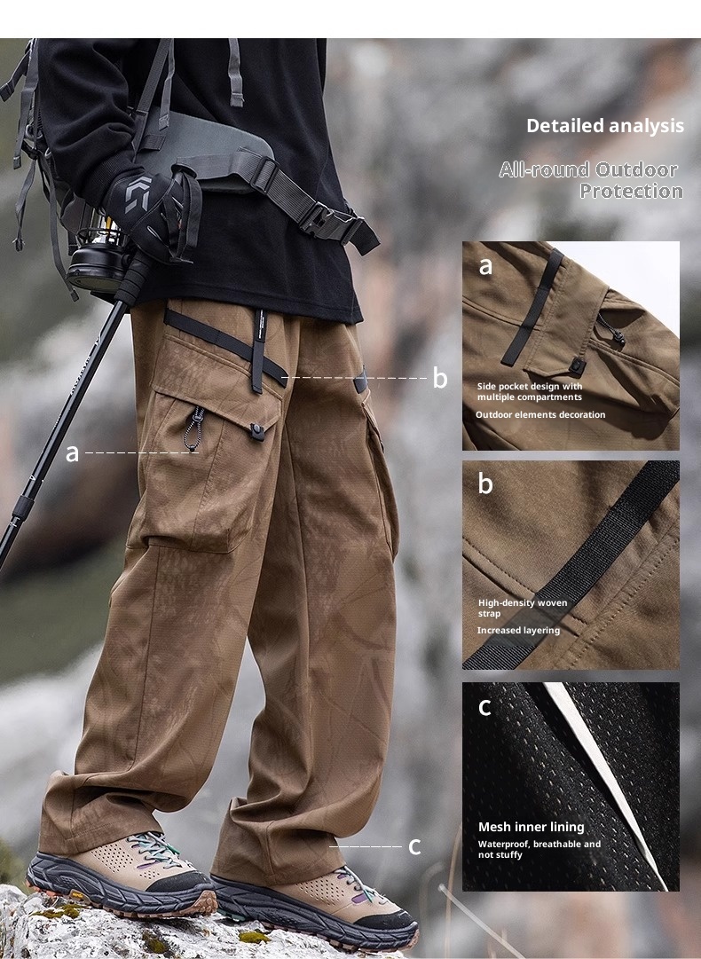 001 Woodpecker Tres Proof Zapatos Deportivos de Pierna Recta para Hombre, Primavera y Otoño, Estilo Paracaidista Americano, Montañismo Funcional_voghion.com