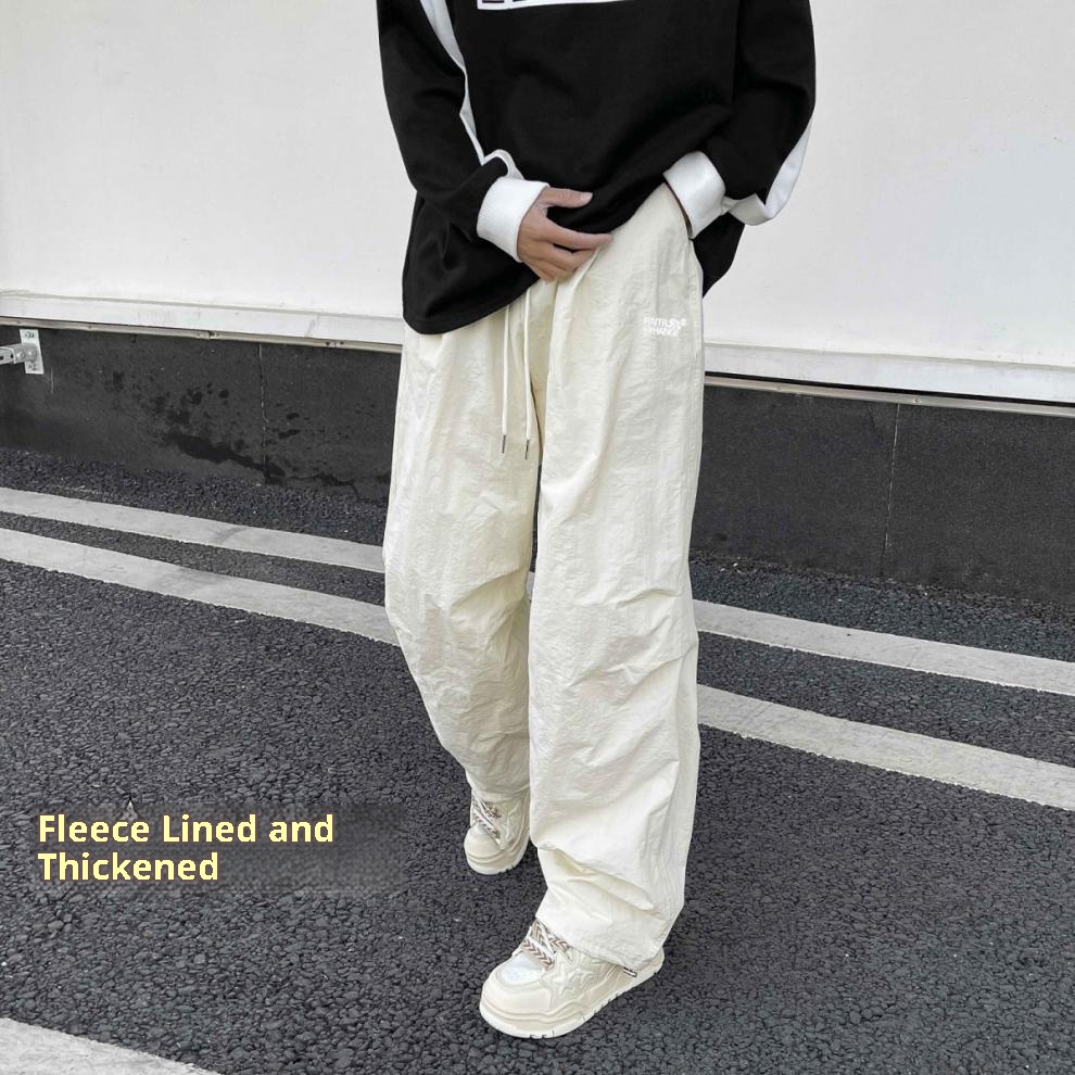 001 Winter Fleece-gevoerde Waterdichte Skibroek voor Heren en Dames, Sport Jogger Outdoor Hiken Trekking Cargo Broek, Paratrooper_voghion.com