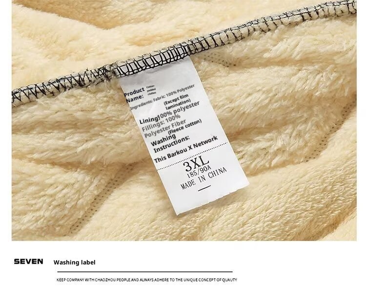 boy Source Manufacturer Plus Size Ultrasonic Lamb Wool Men's Warm Thickened Coat Casual Loose Outerwear Cotton Padded Jacket_voghion.com