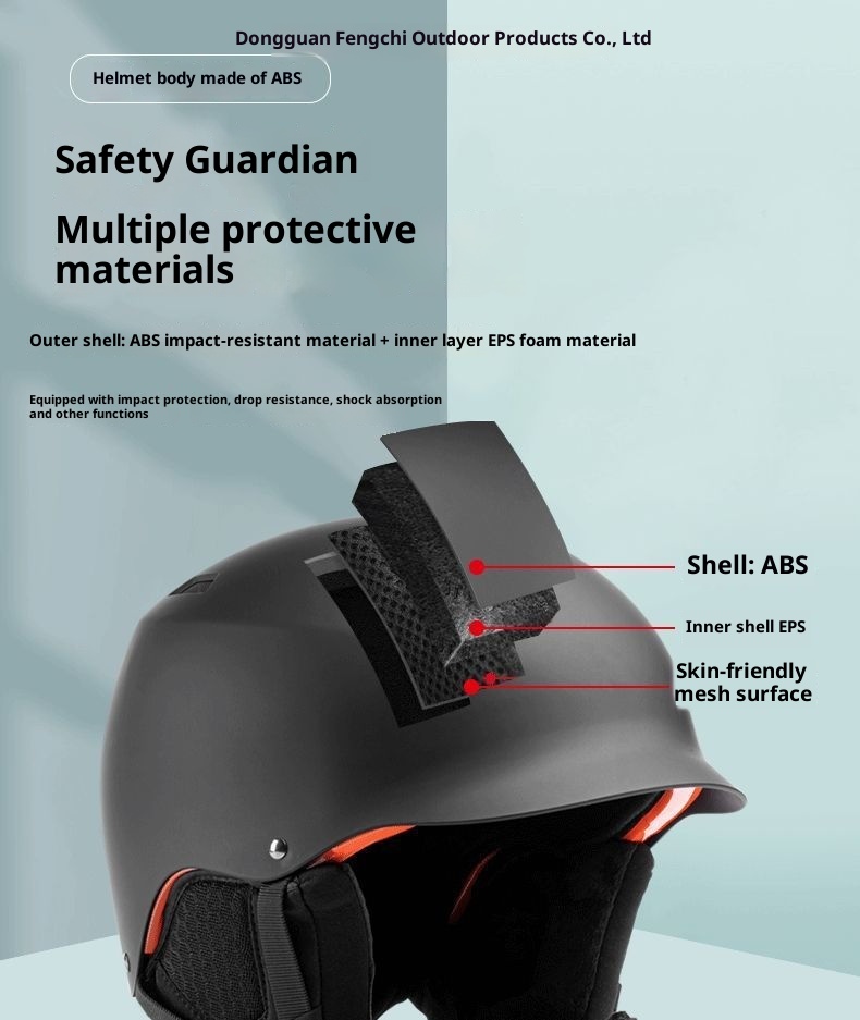 001 Professional Adjustable Snowboard Equipment Protective Gear Men And Women Warm Anti-collision Helmet Ski Cap_voghion.com