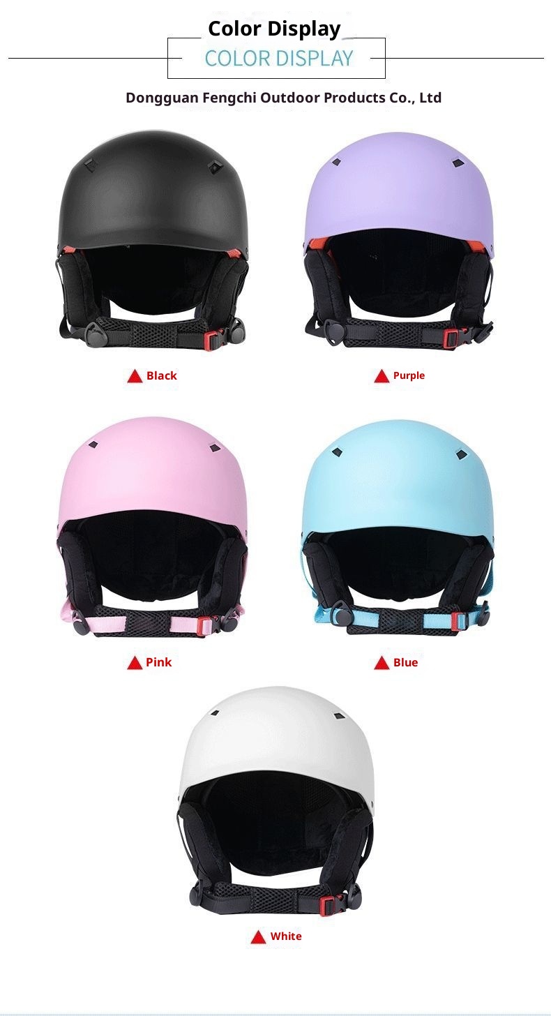 001 Professional Adjustable Snowboard Equipment Protective Gear Men And Women Warm Anti-collision Helmet Ski Cap_voghion.com