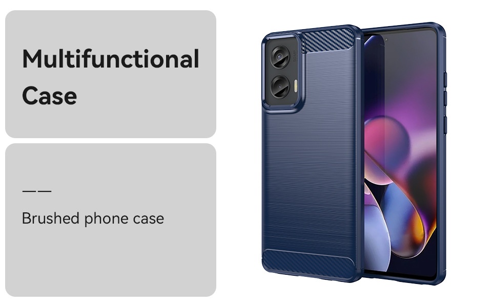 TechGlobe Suitable For MotoG Stylus 2024 Phone G24 MOTO G04 Brushed Anti-drop Protective Cover Soft TPU Case_voghion.com