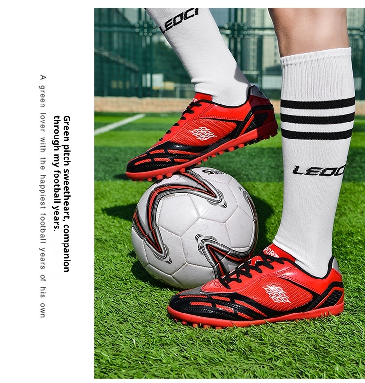 Fabricante ShoeGlobe, mayorista de zapatillas de fútbol de caña baja para entrenamiento deportivo de hombre, para adultos, uñas largas rotas, TF, para niños._voghion.com