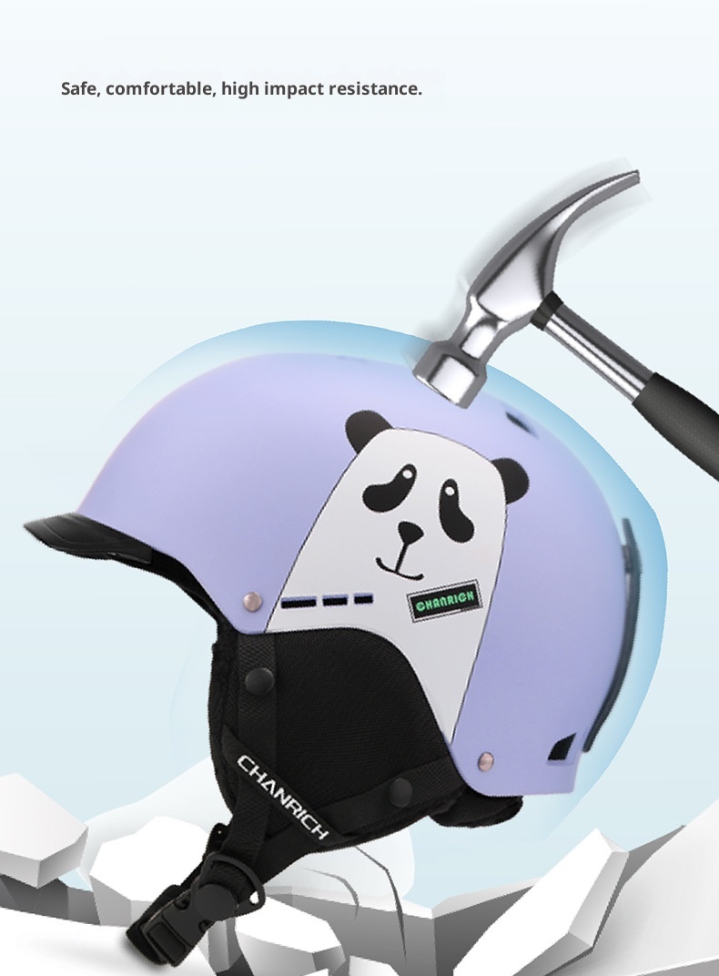 001 CHANRICH Neuer modischer Skihelm für Jugendliche, winddicht, warm, Unisex, Outdoor-Fahrausrüstung, Schutz_voghion.com