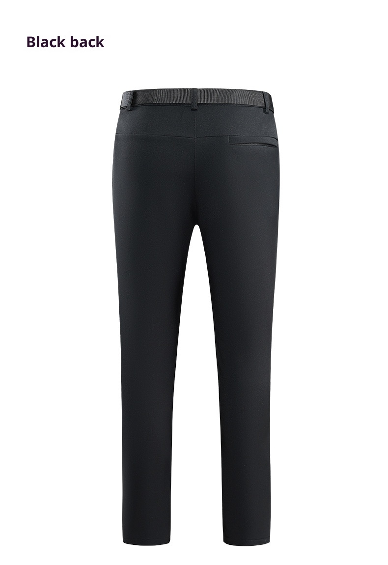 001 Outdoor Men's Waterproof Windproof Sports Soft Shell Pants With Fleece Lining For Wath, Hiking Pants, Thickened And_voghion.com