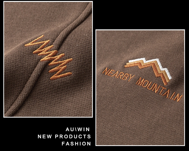 Felpa invernale imbottita con fodera in pile Anyang per uomo 2024, nuovo strato di base con scollo rotondo, calda e casual da uomo_voghion.com