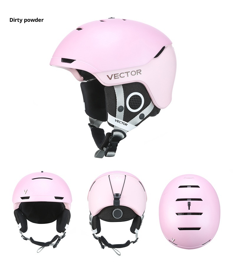 001 VECTOR Ski Anti-Collision Streamlined Split Protection Sports Outdoor Professional Snow Helmet Unisex_voghion.com