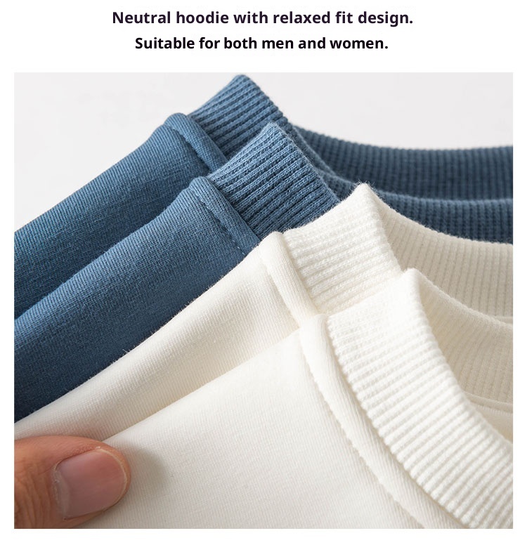 Sweat-shirt d'hiver en polaire épaisse pour homme, couleur unie, chaud, col rond, grandes tailles, coupe ample, impression personnalisée_voghion.com