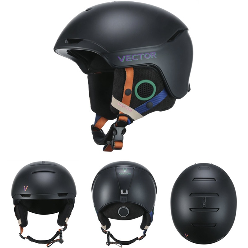 001 VECTOR Ski Anti-Collision Streamlined Split Protection Sports Outdoor Professional Snow Helmet Unisex_voghion.com