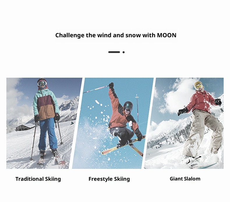 001 Einteiliger Skibrillen-Schutzhelm Outdoor-Skiausrüstung Sportausrüstung Unisex-Schneehelm_voghion.com