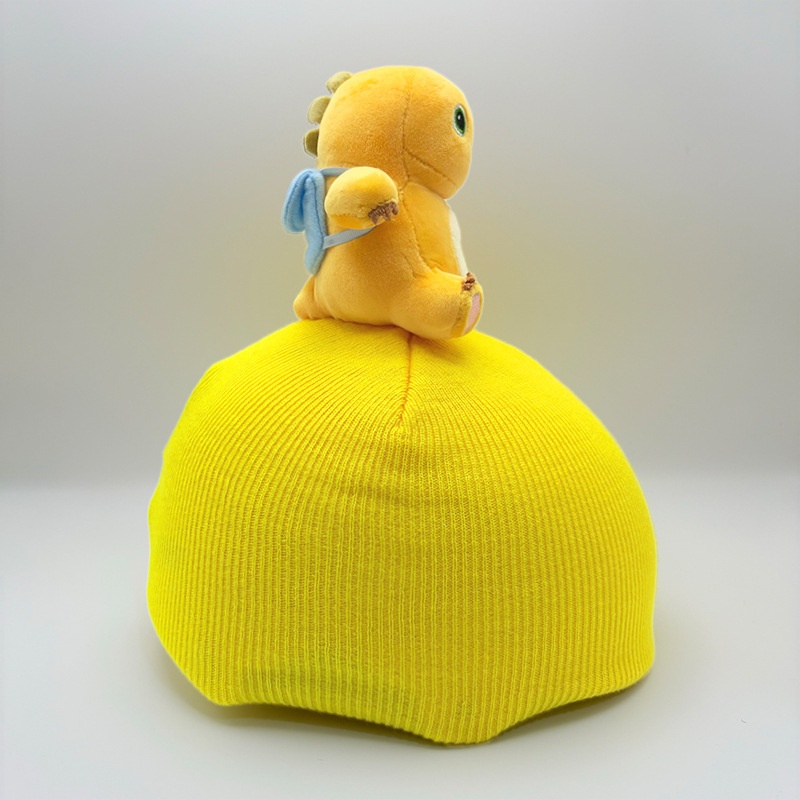 001 Bella Original Ski Cover Cartoon Kinder-Motorradhelm-Dekoration Gelber Milchdrache Rucksackstil_voghion.com