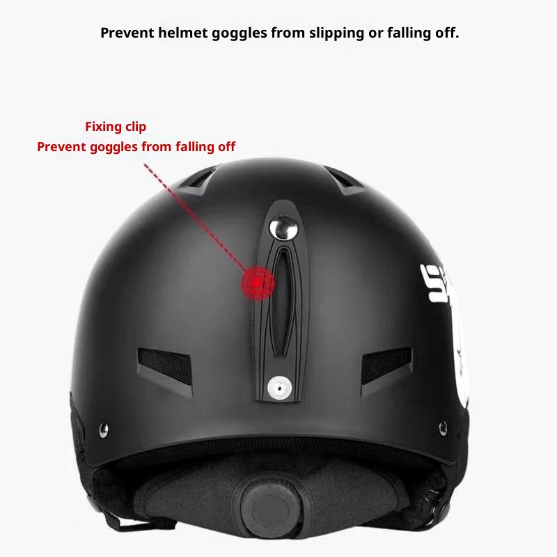 001 Verstellbarer Skihelm für Erwachsene, geeignet für Damen und Herren, warm, stoßfest, mit Sicherheitsschutz_voghion.com