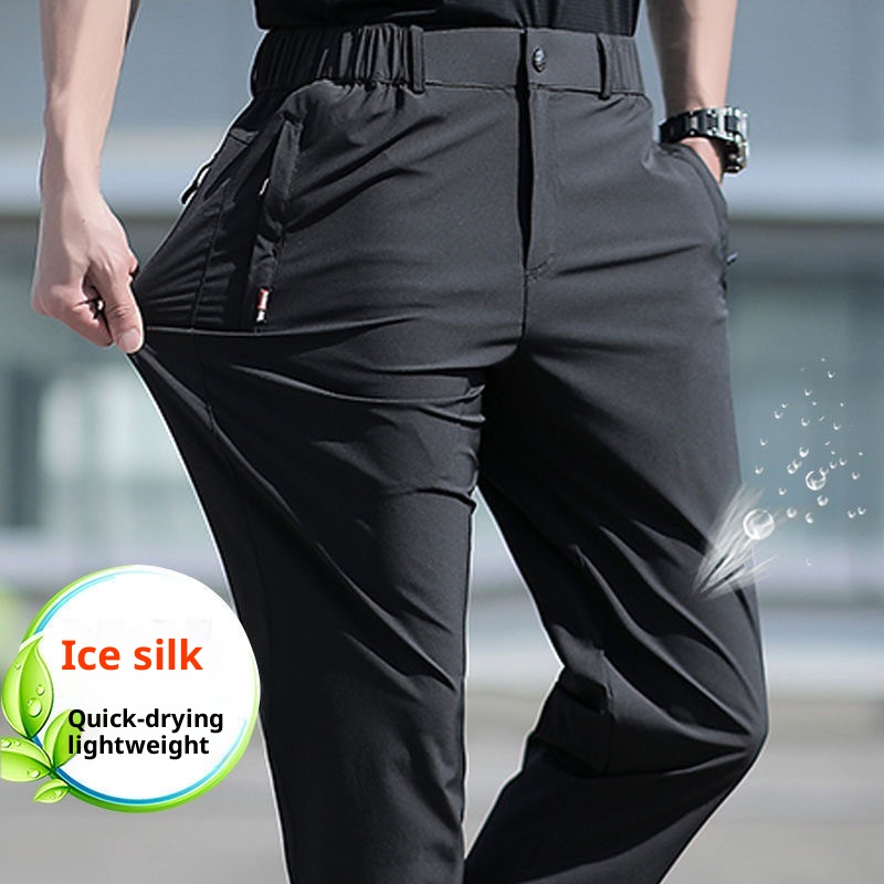 001 Męskie spodnie typu softshell na lato, jesień, zimę, sporty na świeżym powietrzu, piesze wycieczki, długie, luźne, duże rozmiary, codzienne, oddychające, całoroczne_voghion.com