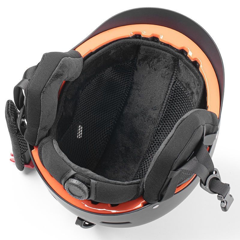 001 Professional Adjustable Snowboard Equipment Protective Gear Men And Women Warm Anti-collision Helmet Ski Cap_voghion.com