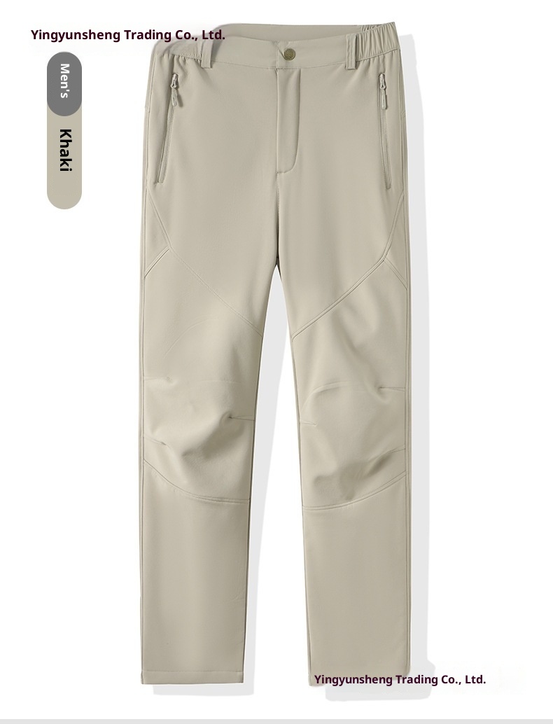 001 Autumn Winter Softshell For Men And Women, Water-Resistant, Windproof, Outdoor Fleece-Lined, Thickened, Soft Shell,_voghion.com