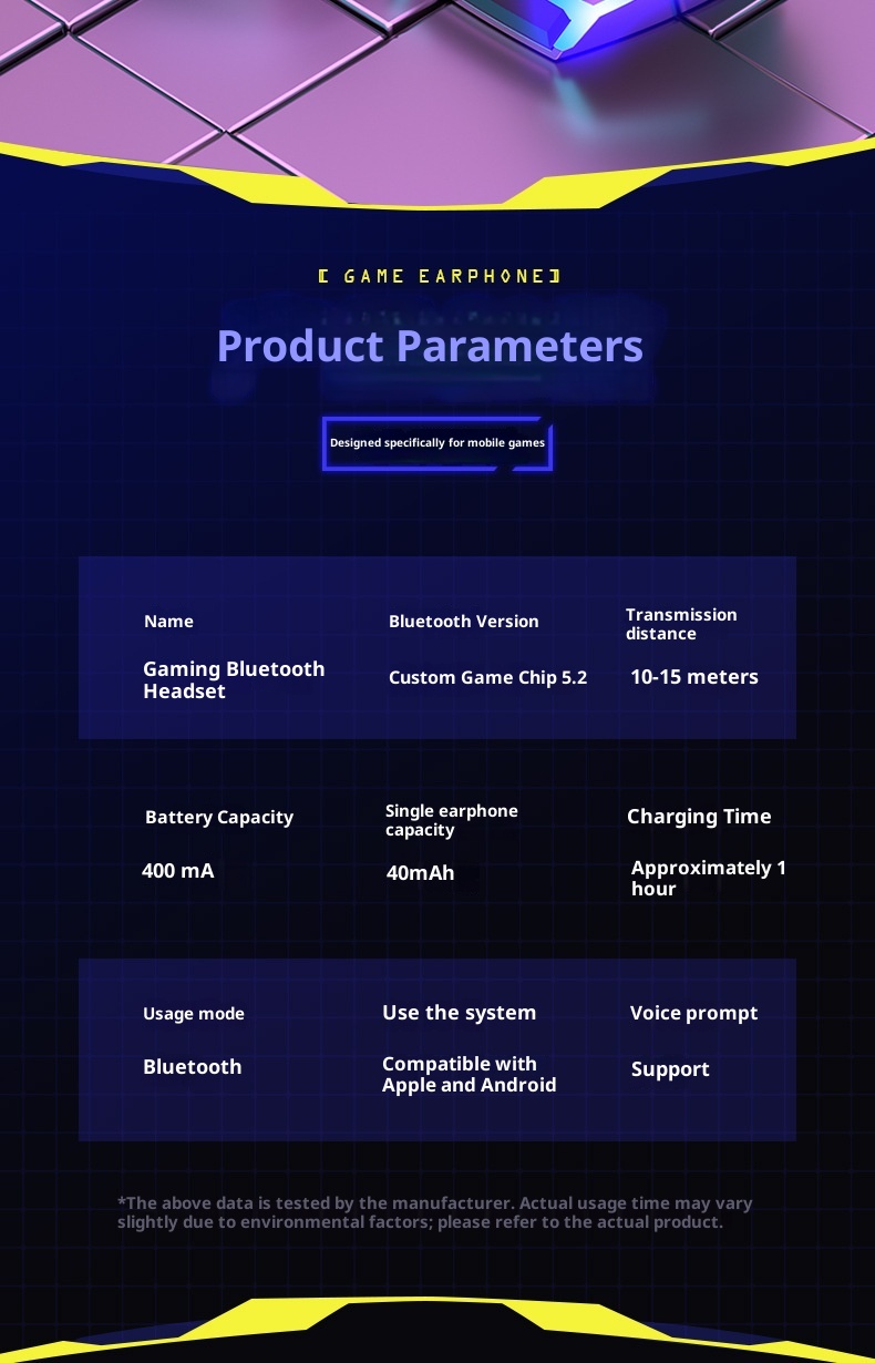 3c Cross-border New Private Model M10TWS Mini Wireless Bluetooth Earphones Noise Cancelling In-ear Gaming Headphones_voghion.com