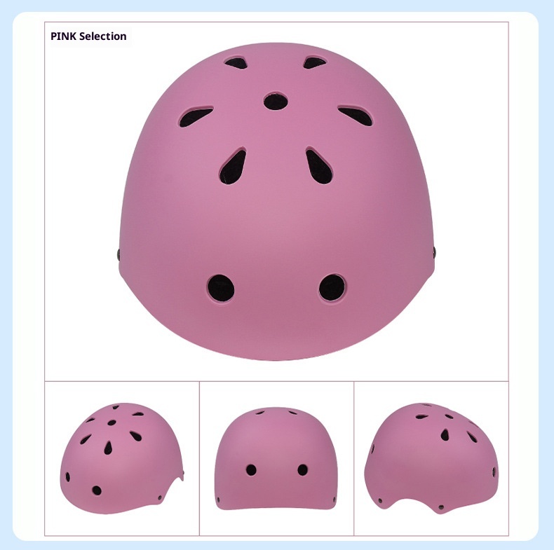 001 Casco de esquí infantil Plum Blossom para snowboard, invierno, anticolisión, ajustable, protección profesional_voghion.com